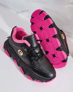 Royalfashion Sneakersy damskie z ociepleniem Caromi