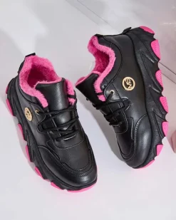 Royalfashion Sneakersy damskie z ociepleniem Caromi