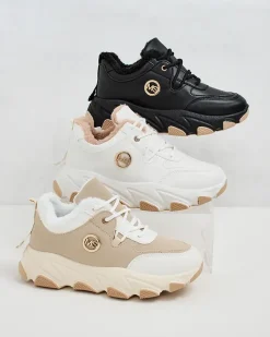 Royalfashion Sneakersy damskie z ociepleniem Aronni