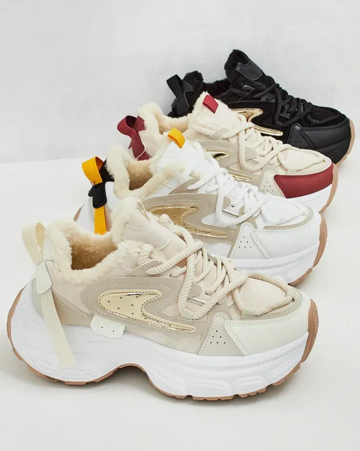 Royalfashion Sneakersy damskie z ociepleniem Nozir