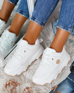 Royalfashion Sneakersy damskie z ociepleniem Caromi