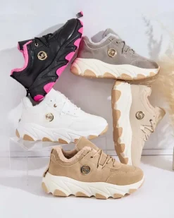 Royalfashion Sneakersy damskie z ociepleniem Caromi