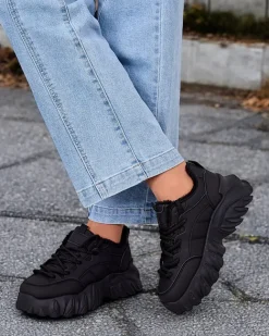 Royalfashion Sneakersy damskie z ociepleniem Wonfi