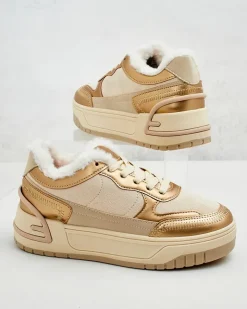 Royalfashion Sneakersy damskie z ociepleniem Garres