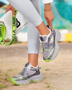 Royalfashion Sneakersy damskie z ociepleniem Cimen