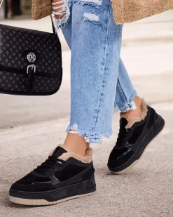 Royalfashion Sneakersy damskie z ociepleniem Garres