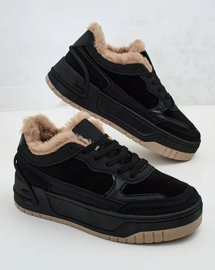 Royalfashion Sneakersy damskie z ociepleniem Garres
