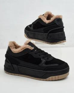 Royalfashion Sneakersy damskie z ociepleniem Garres