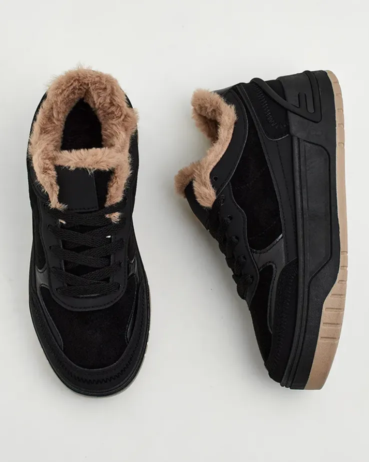 Royalfashion Sneakersy damskie z ociepleniem Garres