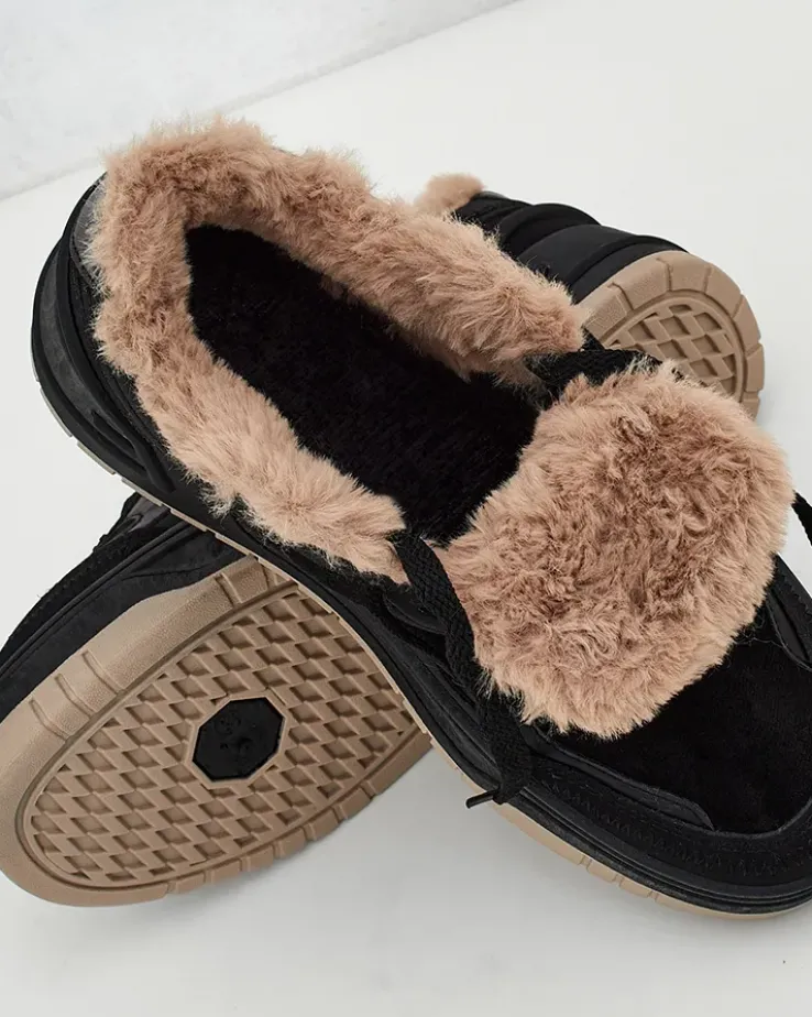 Royalfashion Sneakersy damskie z ociepleniem Garres