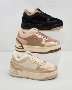 Royalfashion Sneakersy damskie z ociepleniem Garres