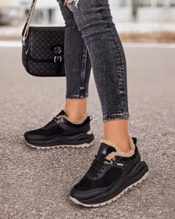 Royalfashion Sneakersy damskie z ociepleniem Ruffi