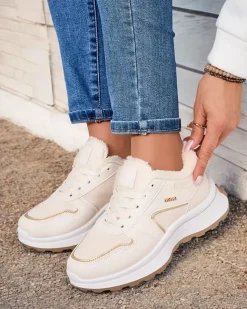 Royalfashion Sneakersy damskie z ociepleniem Ronniz