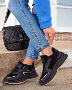 Royalfashion Sneakersy damskie z ociepleniem Ronniz