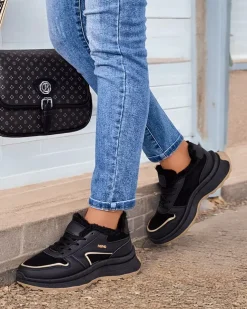 Royalfashion Sneakersy damskie z ociepleniem Ronniz