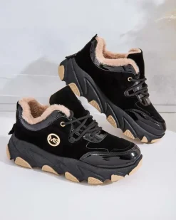 Royalfashion Sneakersy damskie z ociepleniem Caroz