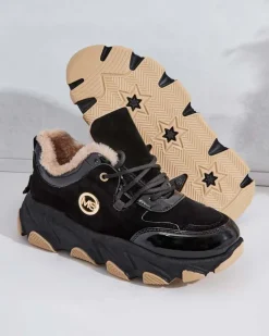 Royalfashion Sneakersy damskie z ociepleniem Caroz