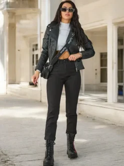 Royalfashion Spodnie damskie mom jeans