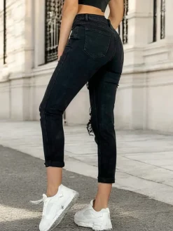 Royalfashion Spodnie damskie mom jeans