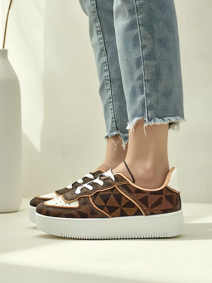 Royalfashion Sportowe buty damskie z printem Ozofio