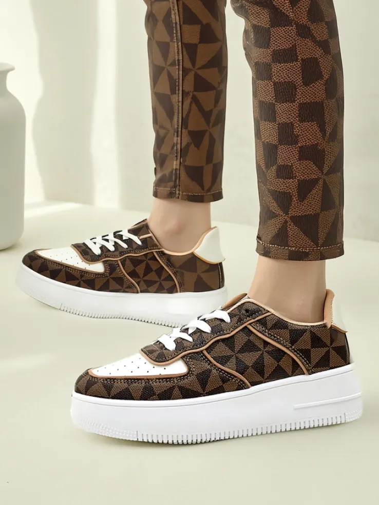 Royalfashion Sportowe buty damskie z printem Ozofio