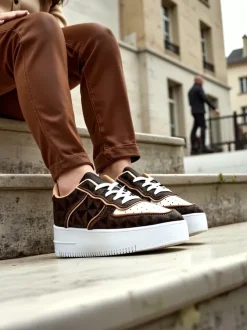 Royalfashion Sportowe buty damskie z printem Ozofio