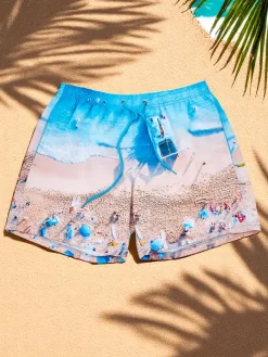 Royalfashion Sportowe męskie krótkie spodenki z ochronną siateczką