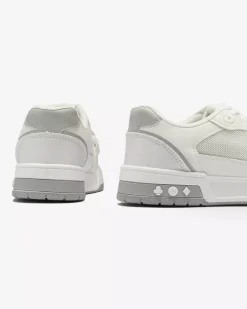 Royalfashion Sportowe sneakersy damskie w biało- szarym kolorze Xirrat