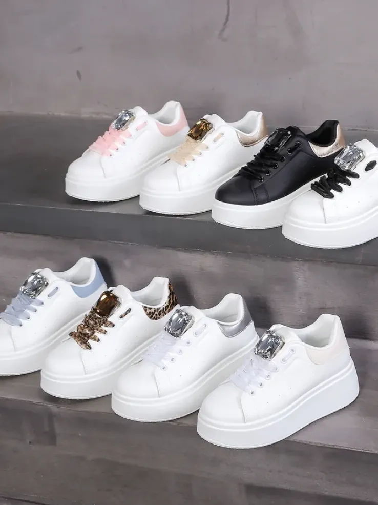 Royalfashion Sportowe sneakersy damskie na platformie Viess