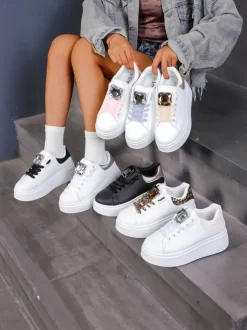 Royalfashion Sportowe sneakersy damskie na platformie Viess