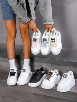 Royalfashion Sportowe sneakersy damskie na platformie Viess