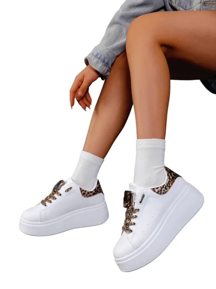 Royalfashion Sportowe sneakersy damskie na platformie Viess