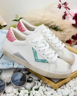 Royalfashion Sportowe sneakersy damskie z ozdobami Ginn