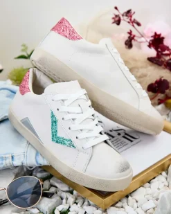 Royalfashion Sportowe sneakersy damskie z ozdobami Ginn