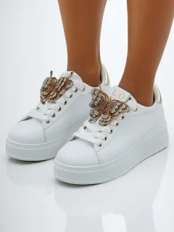 Royalfashion Sportowe sneakersy damskie na platformie Viela