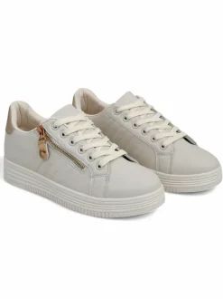 Royalfashion Sportowe sneakersy damskie z ozdobnym suwakiem Evrove