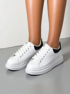 Royalfashion Sportowe sneakersy damskie z cyrkoniami Ellefa