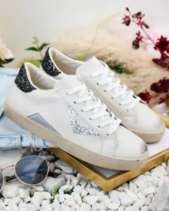 Royalfashion Sportowe sneakersy damskie z ozdobami Ginn