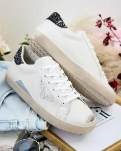 Royalfashion Sportowe sneakersy damskie z ozdobami Ginn