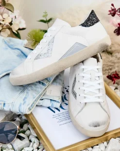 Royalfashion Sportowe sneakersy damskie z ozdobami Ginn