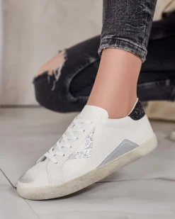 Royalfashion Sportowe sneakersy damskie z ozdobami Ginn