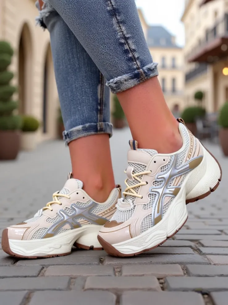 Royalfashion Sportowe sneakersy damskie Senuifo