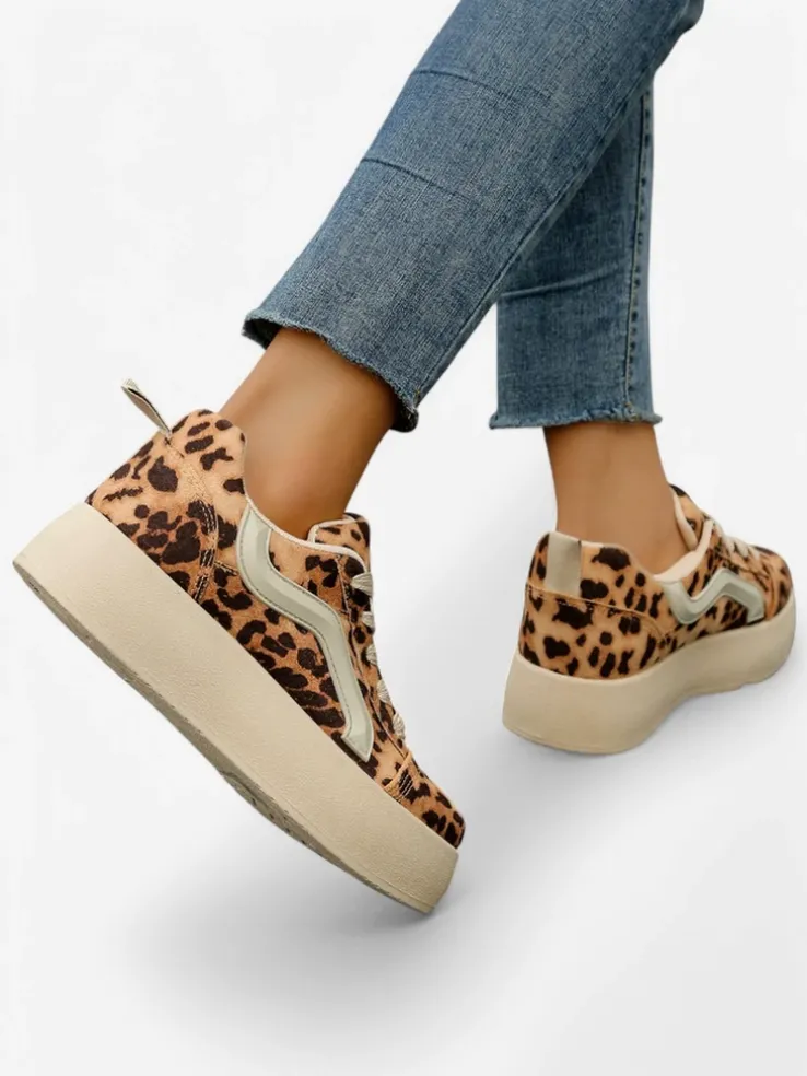 Royalfashion Sportowe sneakersy damskie na platformie Ensis