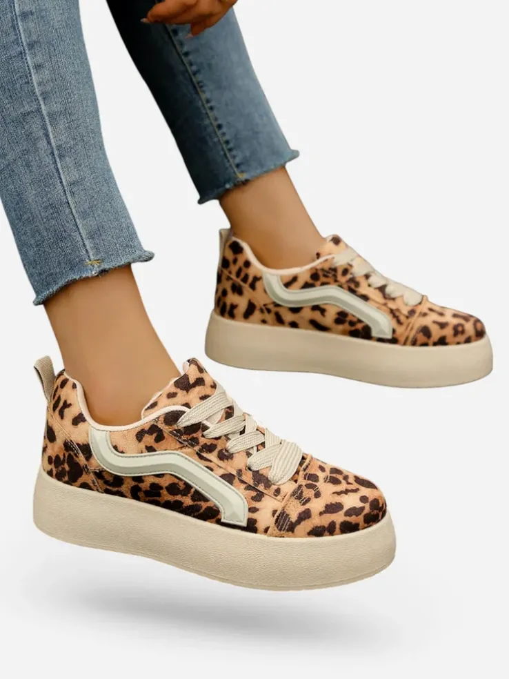 Royalfashion Sportowe sneakersy damskie na platformie Ensis