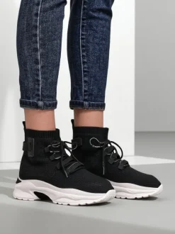 Royalfashion Sportowe wysokie sneakersy damskie Lorietea