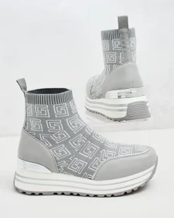 Royalfashion Sportowe wysokie sneakersy damskie Lori