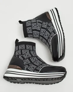 Royalfashion Sportowe wysokie sneakersy damskie Lori