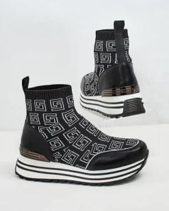 Royalfashion Sportowe wysokie sneakersy damskie Lori