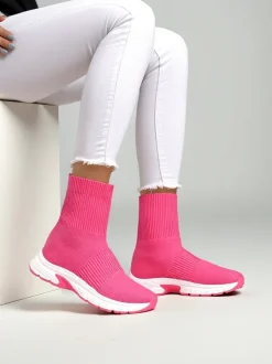 Royalfashion Sportowe wysokie sneakersy damskie Leriot