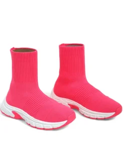 Royalfashion Sportowe wysokie sneakersy damskie Leriot